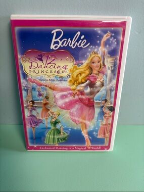 Universal Barbie in the 12 Dancing Princesses Kids DVD Movie, Rated G, Kid Movie